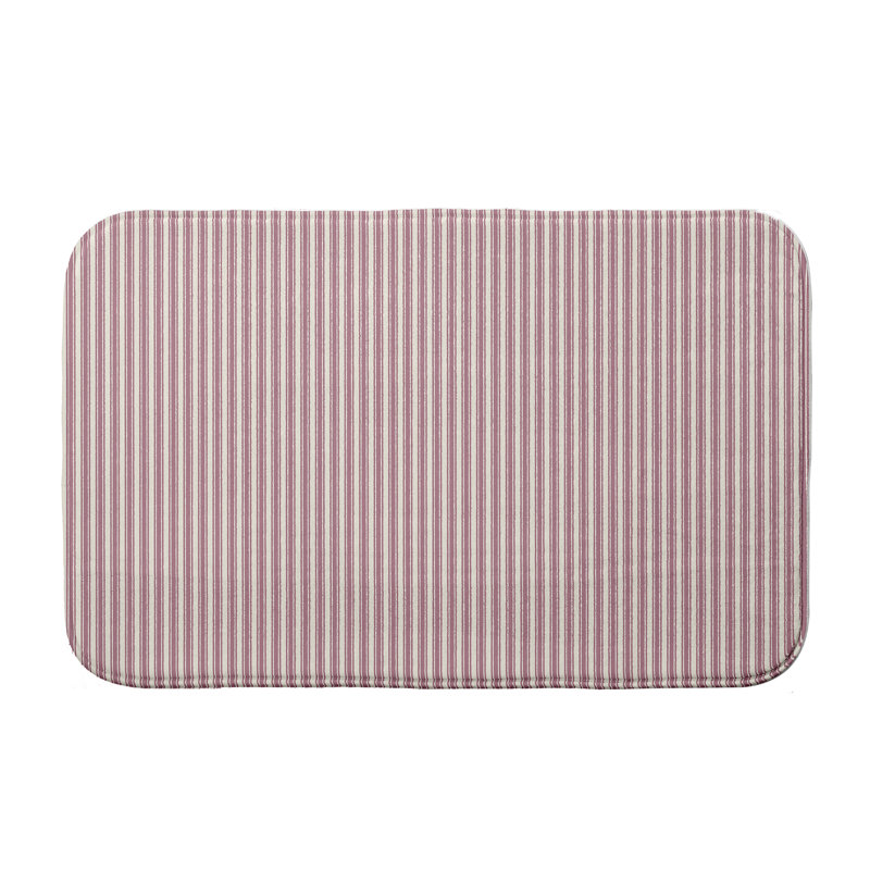 Tapis pour salle de bain Donaldson, l 24 po x L 17 po, Mauve