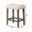 Ensemble de salle à manger 5 pièces pour comptoir transitionnel, table carrée de 36 pouces avec 4 tabourets capitonnés
