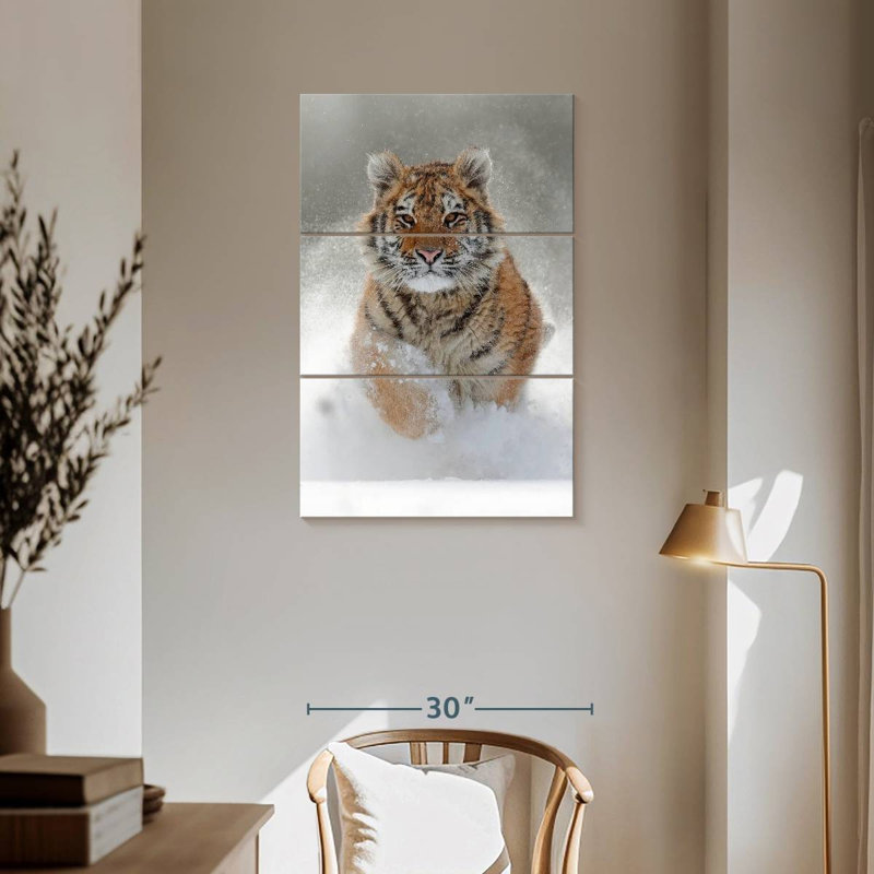 Brampt Amur Tiger, 57" H x 36" W