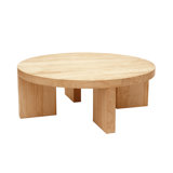 Round Coffee Table Blonde