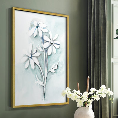 «Bohemian Blue II», reproduction encadrée - bois massif