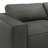 Cramer 93" Modern Leather Sofa In Anthracite Gray Or Ochre With Track Arms-1100124042
