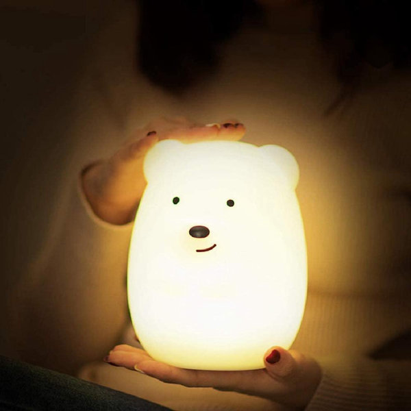 menggutong Silicone LED Night Light | Wayfair