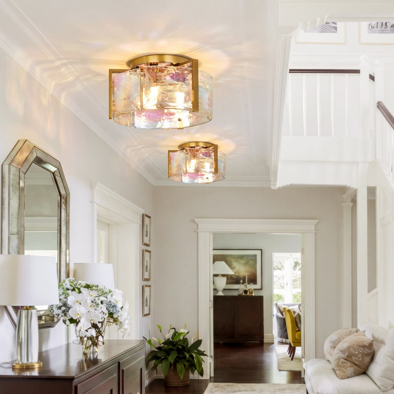 Glass Flush Mount