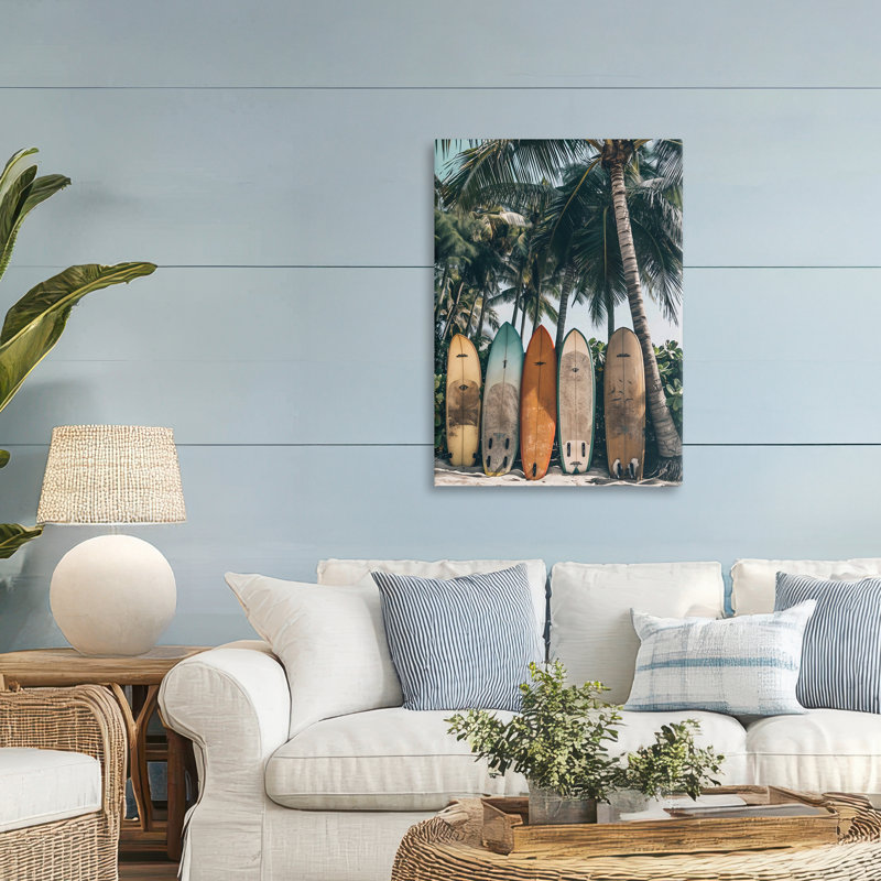 Toile de lin rétro, design par LSR Design Studio, H 36 po x l 24 po