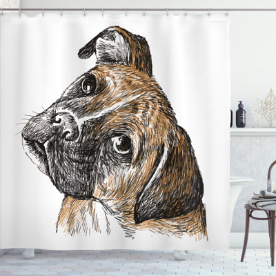 Shower Curtain with Hooks Included