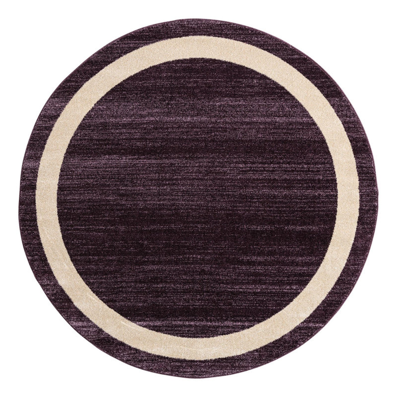 Breakwater Bay Songul Machine Woven Performance Violet Rug & Reviews ...