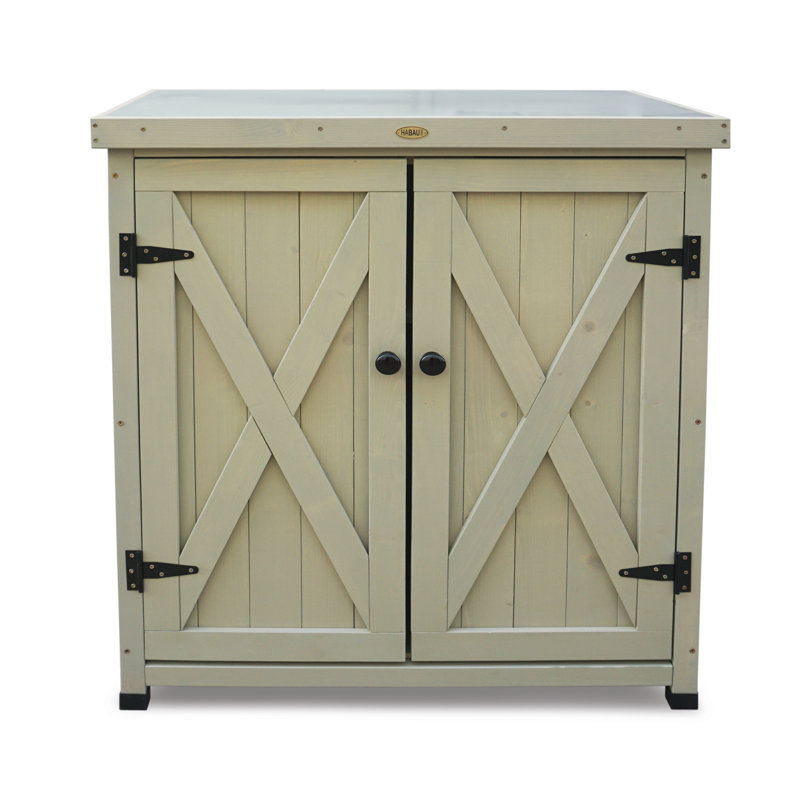 3 ft. W x 1 ft. D Solid Wood Tongue & Groove Flat Storage Shed