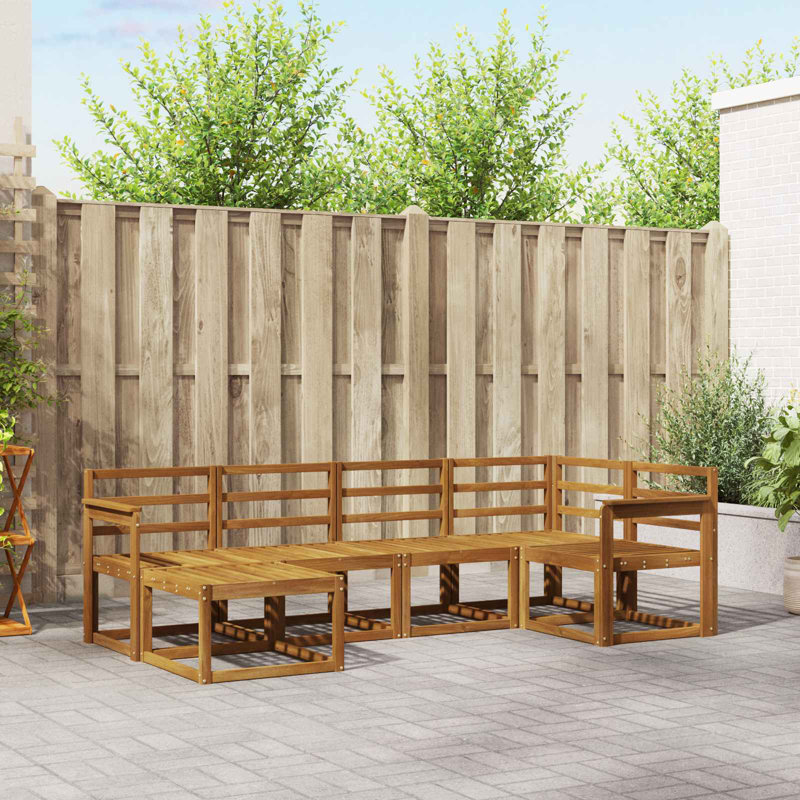 Sofa Set Outdoor Sectional Garden Furniture Terrace Seating Modern