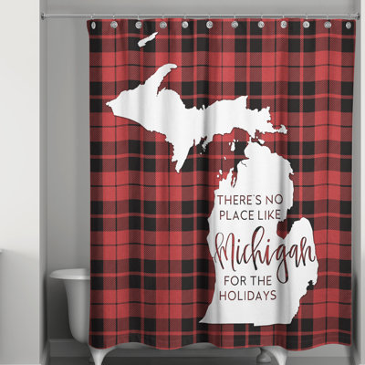 Brianne Plaid Shower Curtain