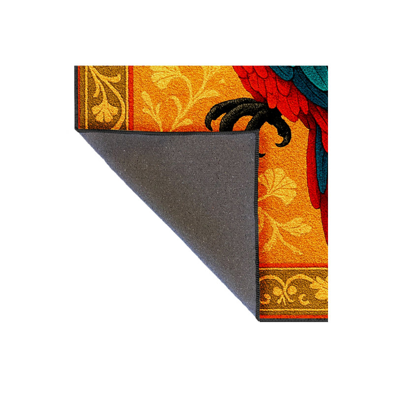 Tapis jaune tissé Mosso, 3'3" x 9'10"