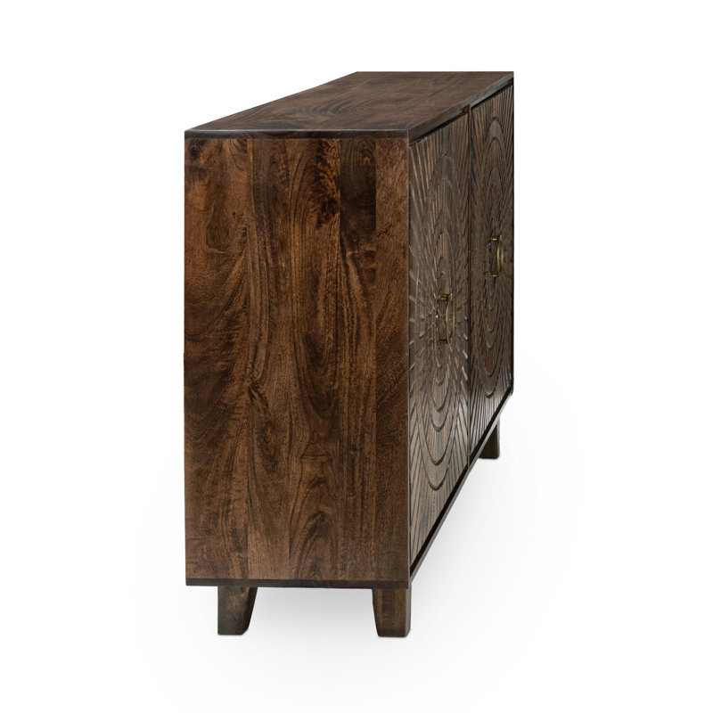 Viva 65'' W Solid Wood Sideboard, Brown