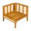 Chaise d'angle d'extérieur