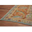 Tapis vert médaillon en laine vert 10 x 12