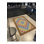 Tapis décoratif rétro avec motifs et motifs de figurines