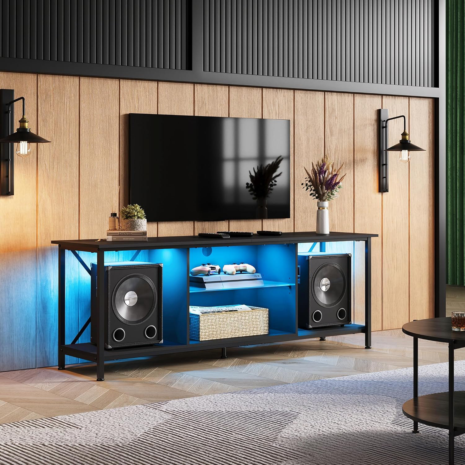 Wrought Studio™ TV Stand Up To 65 Inch TV With LED, 55