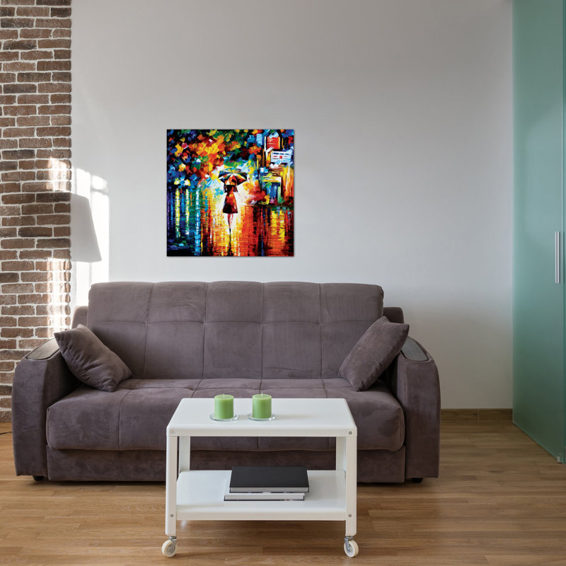 Rain Princess, reproduction d'art sur toile tendue, H 18 po x l 18 po x P 1,5 po, Pas de tapis, Toile tendue
