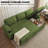 95" Sleeper Sectional Sofa with Pull-Out Bed, Convertible L-Shaped Couch with Reversible Storage Chaise, USB Ports, Cup Holders & Side Table for Living Room, Apartment-105031083