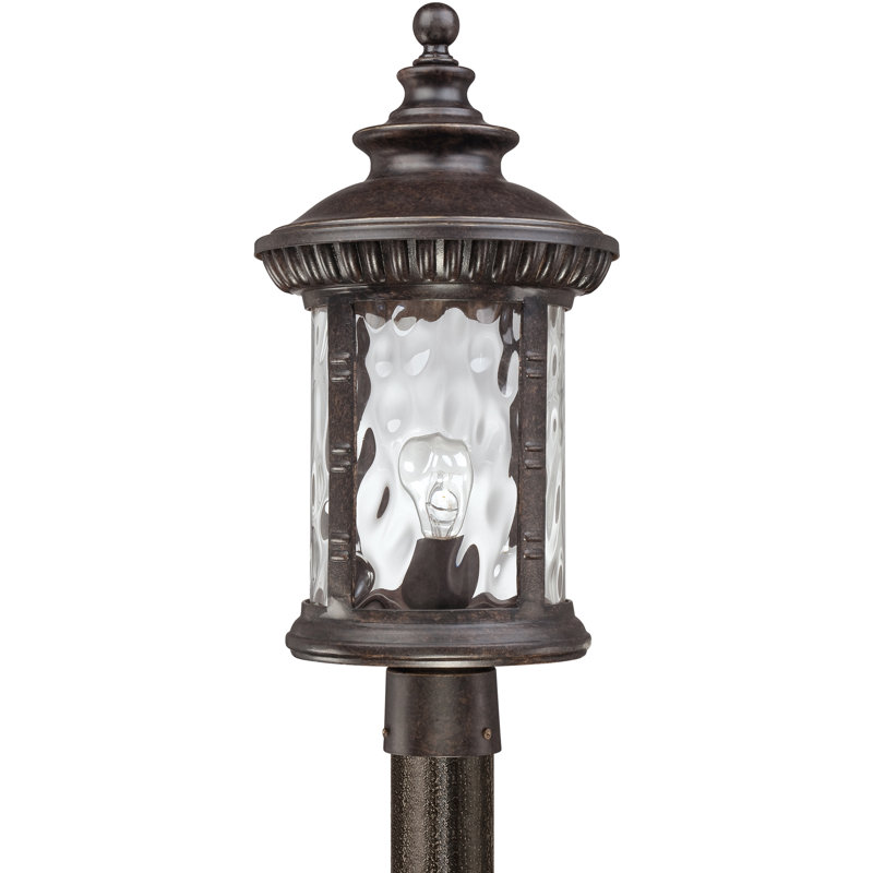 Tête de lanterne à 1 lumière Baxter Imperial Bronze H 21,5 po