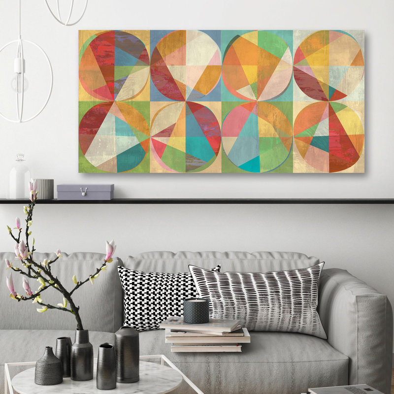 Visual Ephemerides I by Kaj Rama - Wrapped Canvas Painting, 50cm H x 100cm W x 4cm D