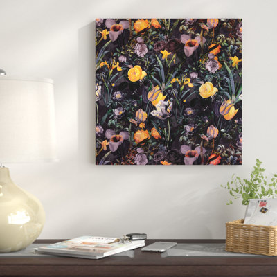 « night forest ii », reproduction d’art sur toile tendue