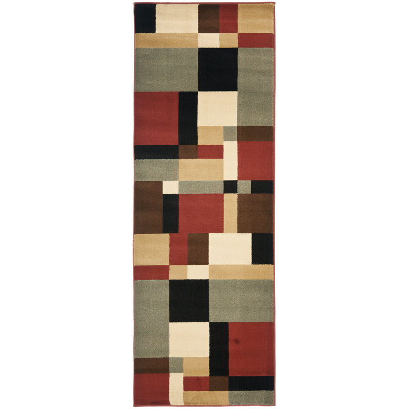 Charis Performance Geometric Rug, Runner 2'4" x 6'7"
