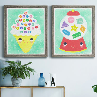 Cadre photo, ensemble de peintures sur toile