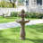 Kirt Resin Pineapple Traditional 2-Tier Solar Fountain with Battery Backup - Earth-50487458