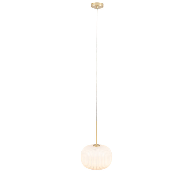 Goff 1 - Light Sphere Pendant, White/Gold