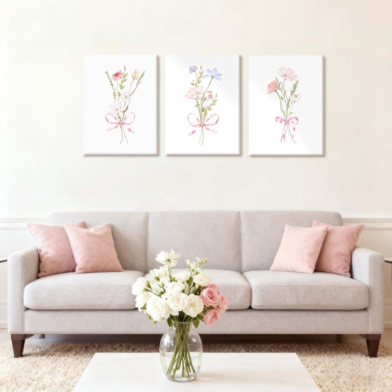 3 Piece Wrapped Canvas Wall Art