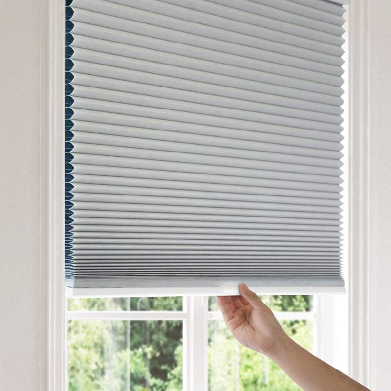Blackout Cordless Cellular Shades 9/16 inch Single Cell, L 27,75 po x L 72 po