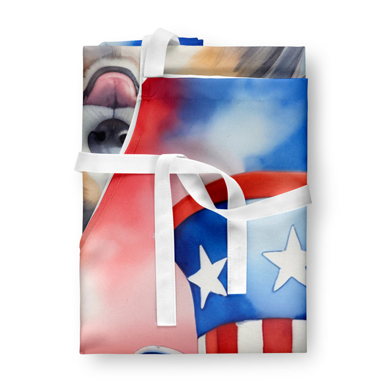 Patriotic American Apron, Sheltie