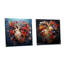 «Heart», Illustration en deux dimensions - Impression sur toile abstraite impressionniste, ensemble de 2-103921326