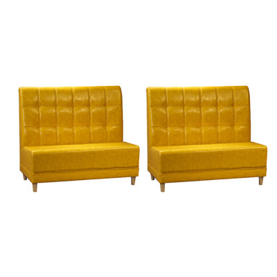 Faux Leather Upholstered Bench