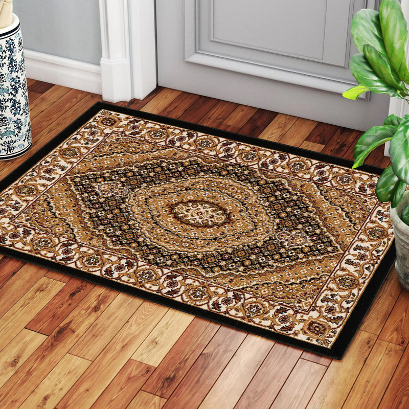 Tapis Manchester, Noir/Ivoire, Rectangulaire 2 pi x 3 pi