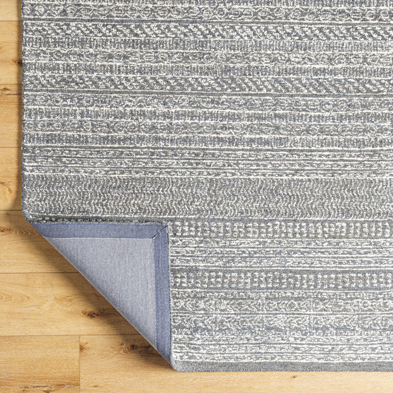 Elmina Wool Abstract Indoor Rug, Rectangle 9' x 12'