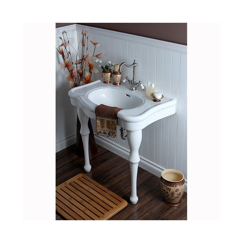 Kingston Brass Imperial 32-Inch Console Sink, Single Hole
