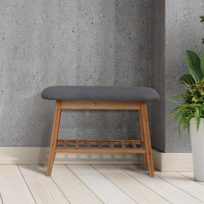Banc de rangement en bambou Chiarell