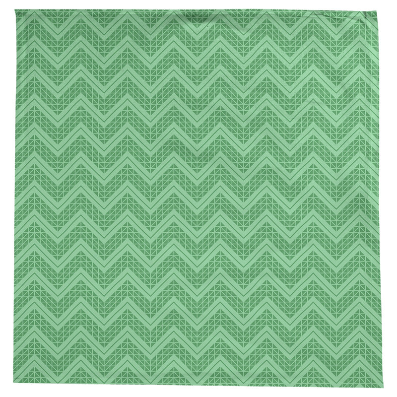 Nappe à chevrons à la main classic Stephenie, Vert clair