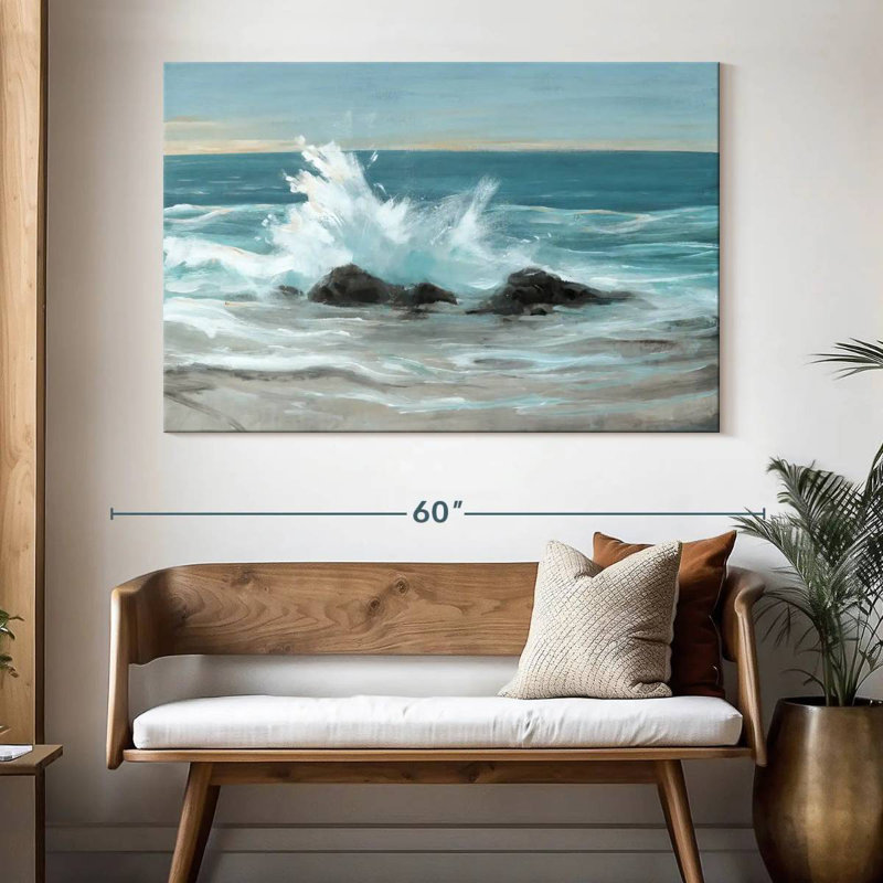 Gillard Crashing Wave II, H 34 po x l 51 po