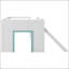 Lit mezzanine double pleine grandeur avec glissade