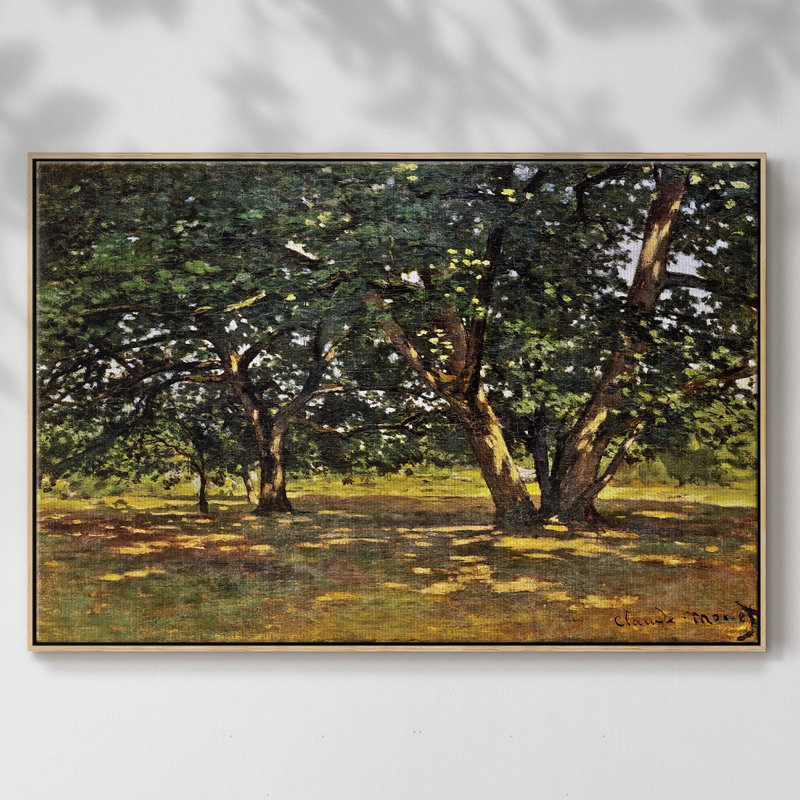 Fontaine de Fontainebleau, 1865, reproduction d'art sur toile, H 25 po x l 37 po x P 2 po, Naturel