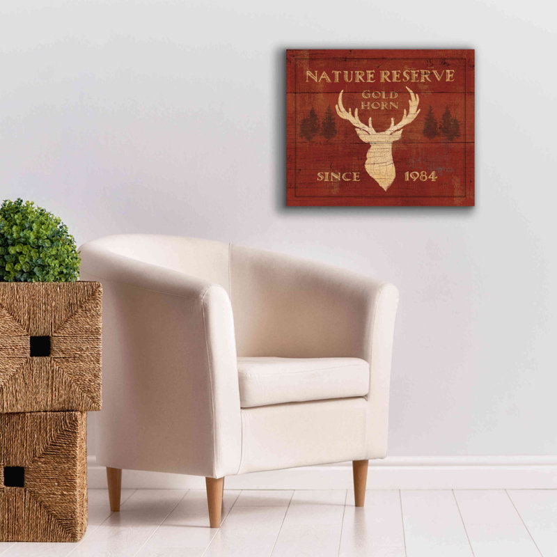 Elsing Lodge Signs IX by James Wiens - Wrapped Canvas Print, 20" H x 24" W x 0.75" D