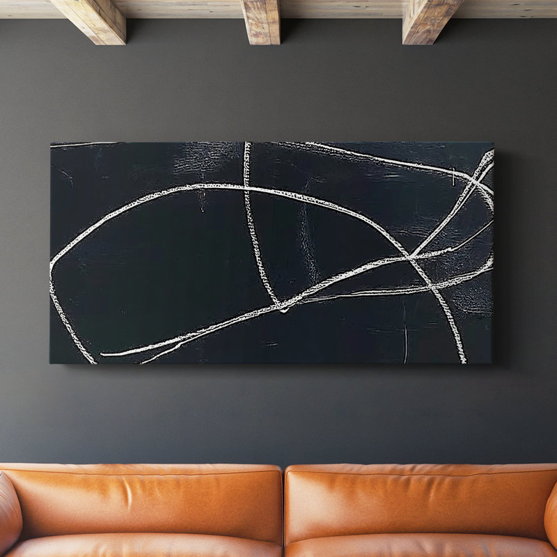 Abstract Series 7 # XLVI-Gallery, toile tendue, H 16 po x l 32 po