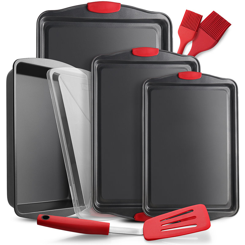 Ensemble de plats de cuisson antiadhésifs 4 pièces Joytable, Noir