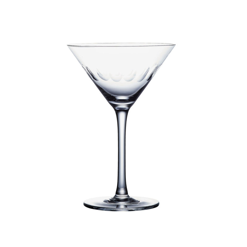 Handmade Crystal Martini Glass