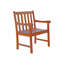 Fauteuil de patio en eucalyptus Jayslin