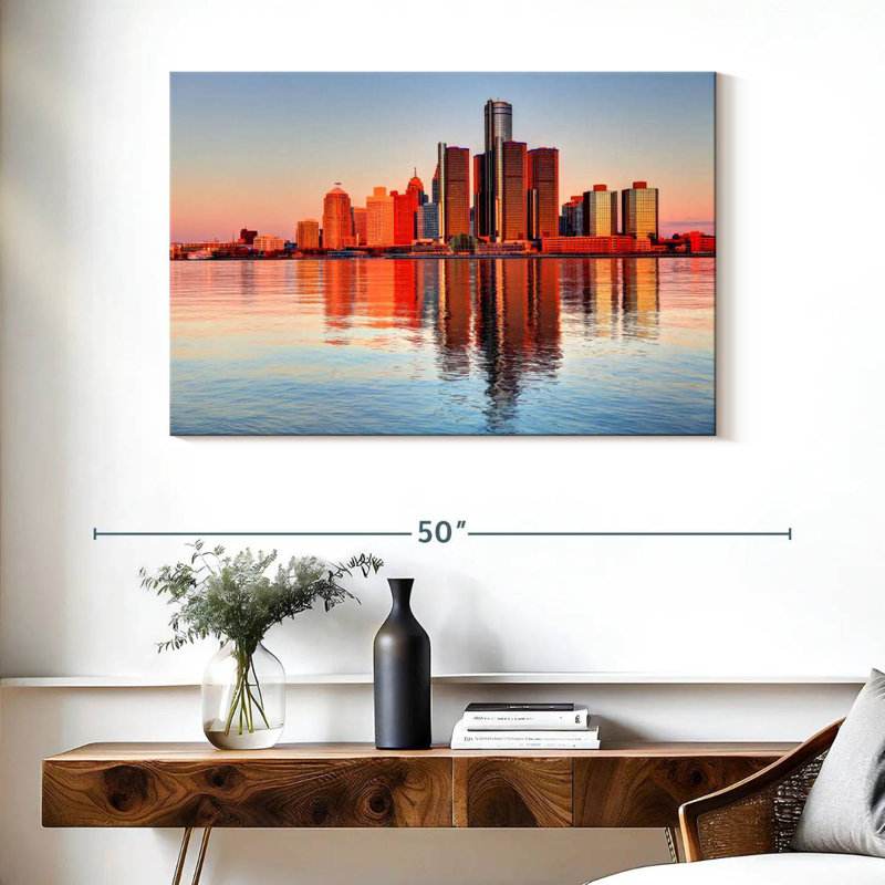 Nicci Michigan - coucher de soleil, H 26 po x l 39 po