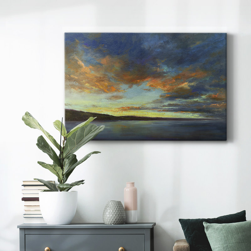 Coastal Views IV-Gallery Wrapped Canvas, H 12 po x l 18 po