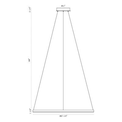 Spunto Silver Halo LED Light 